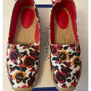 Vera Bradely Floral spadrille